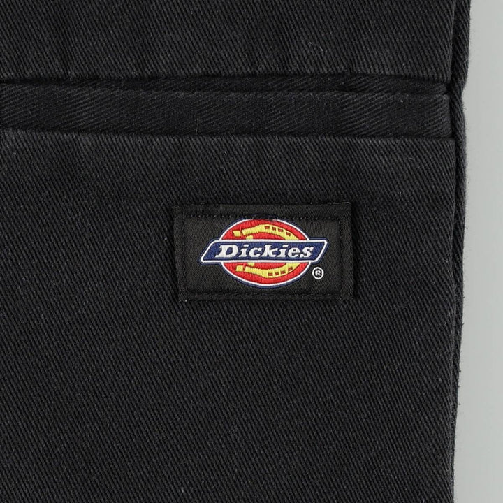 Dickies Loose Fit Double Knee Work Pants, Men's Size W31 (approx.) polyester black type Vintage Second Hand