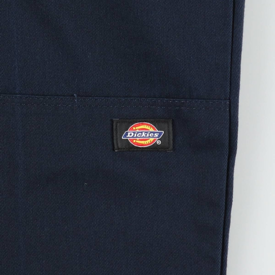 Dickies Loose Fit Double Knee Work Pants Men's W36 polyester navy blue type Vintage Second Hand