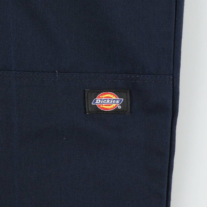 Dickies Loose Fit Double Knee Work Pants Men's W36 polyester navy blue type Vintage Second Hand