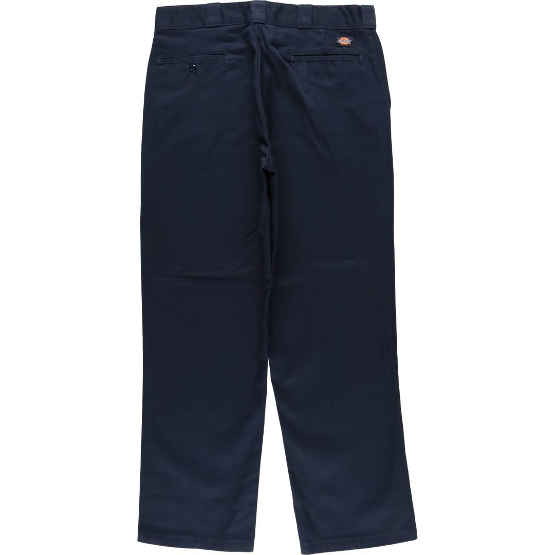 Dickies 874 ORIGINAL FIT Work Pants for Men, Size W36 polyester navy blue type Vintage Second Hand