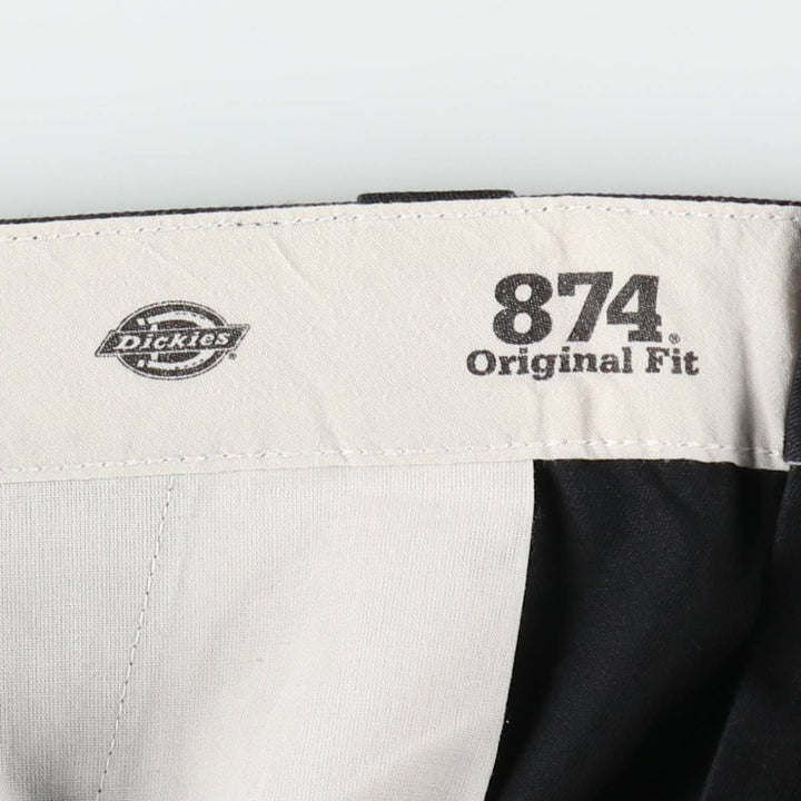 Dickies 874 Original Fit Work Pants, Men's, Size W34 unclear black type Vintage Second Hand