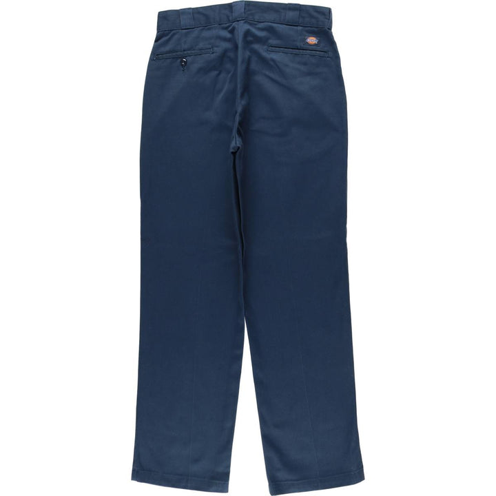 Dickies Work Pants Men's W32 equivalent polyester Navy blue Vintage Second Hand