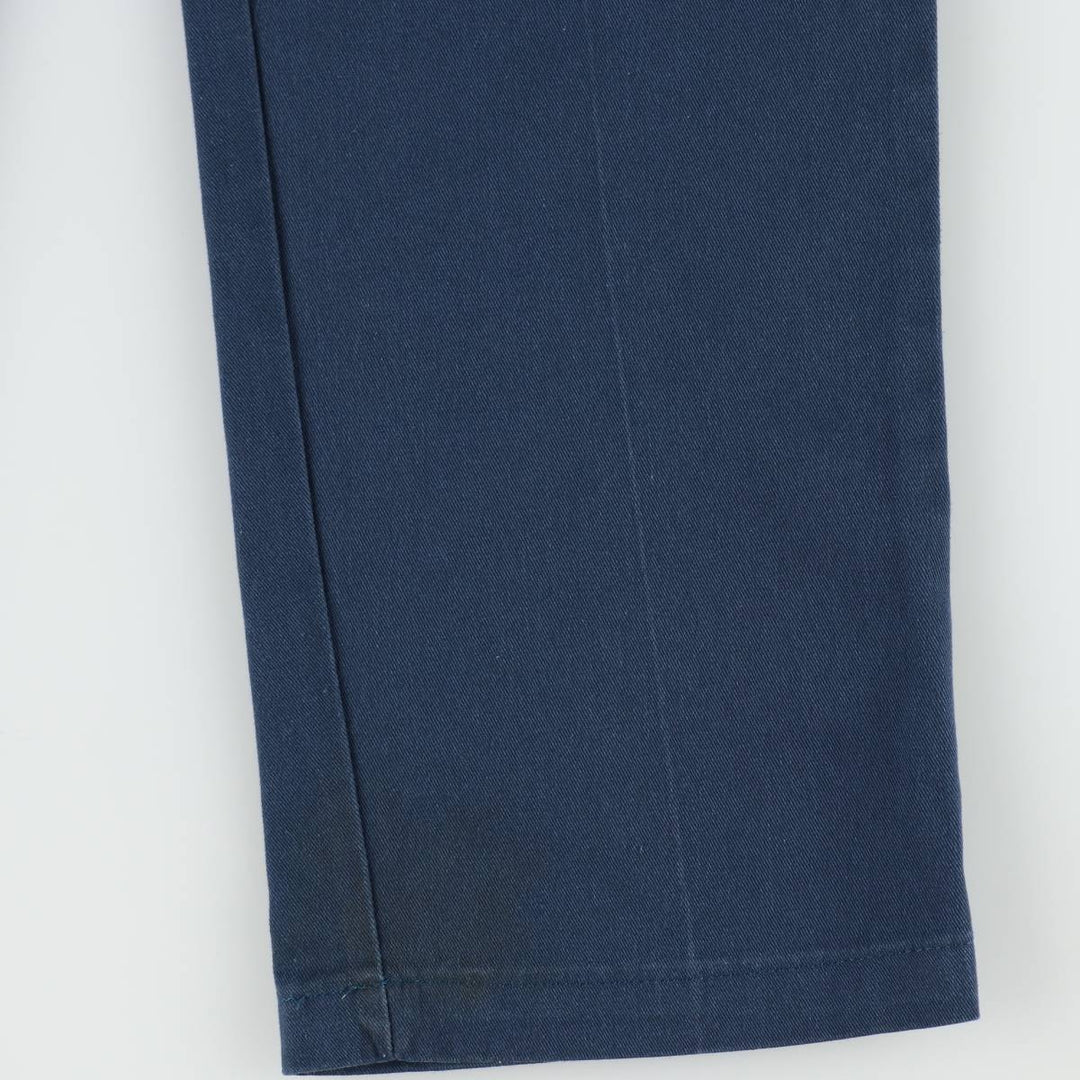 Dickies Work Pants Men's W32 equivalent polyester Navy blue Vintage Second Hand