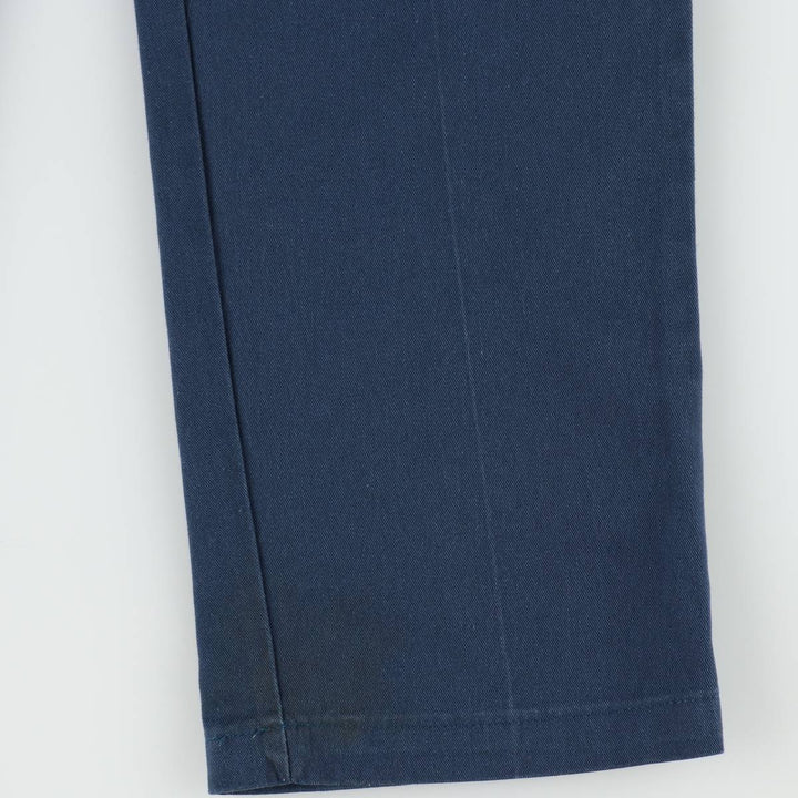 Dickies Work Pants Men's W32 equivalent polyester Navy blue Vintage Second Hand