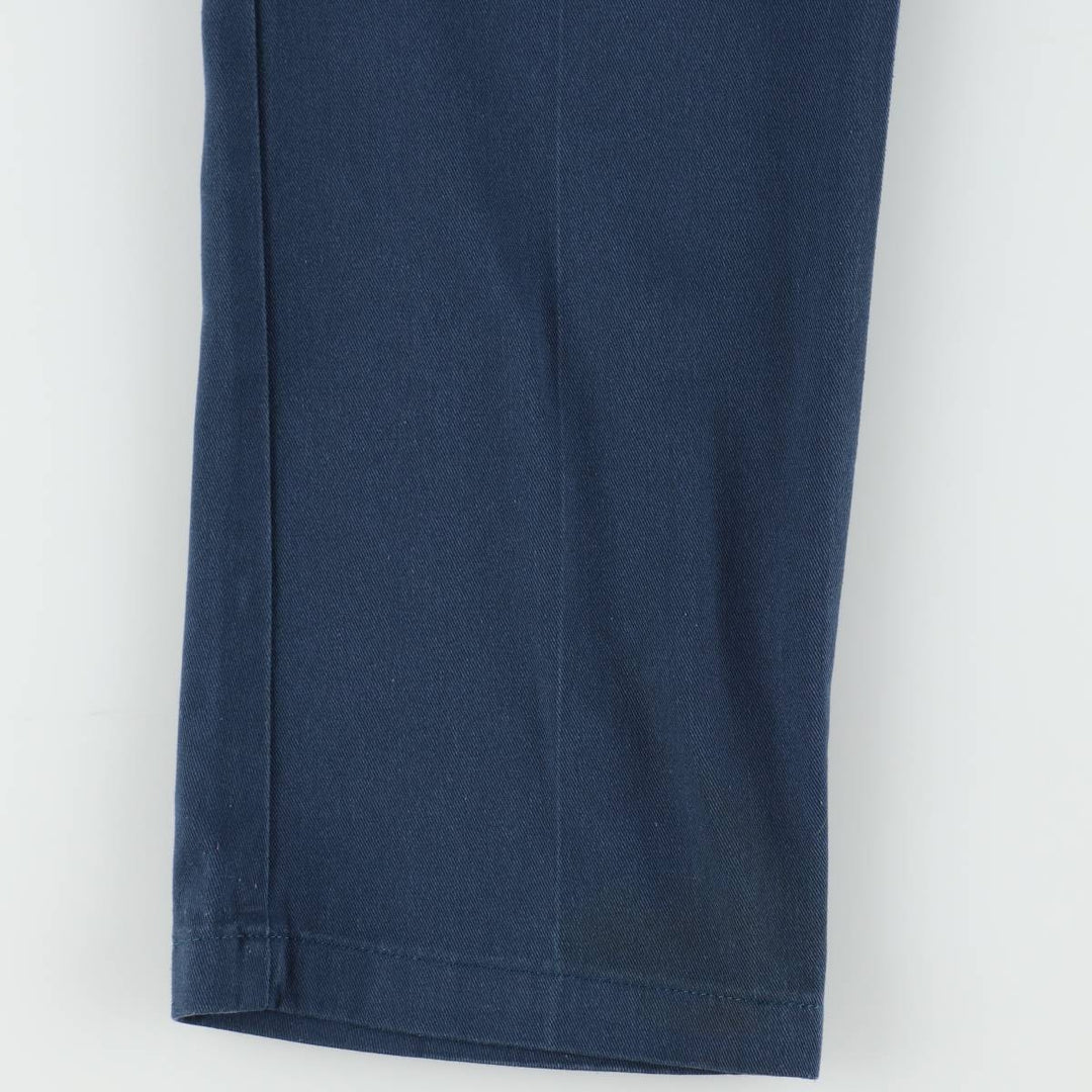 Dickies Work Pants Men's W32 equivalent polyester Navy blue Vintage Second Hand