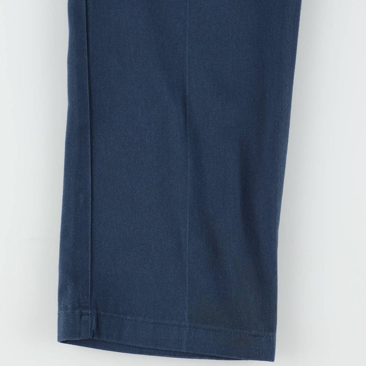 Dickies Work Pants Men's W32 equivalent polyester Navy blue Vintage Second Hand