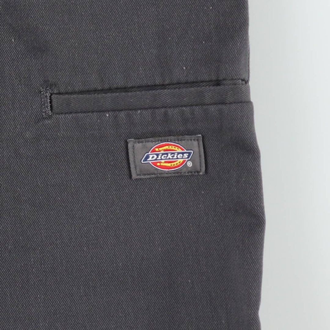 Dickies Loose Fit Double Knee Work Pants Men's W36 polyester Charcoal Vintage Second Hand