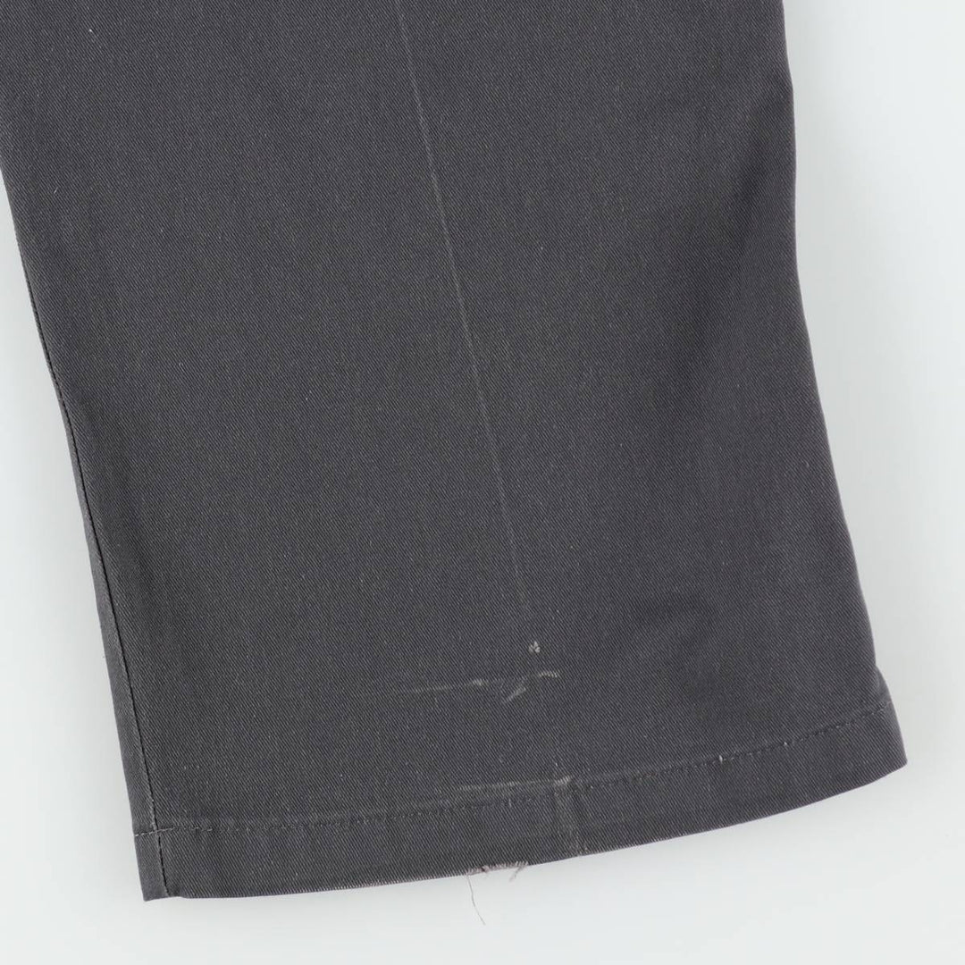 Dickies Loose Fit Double Knee Work Pants Men's W36 polyester Charcoal Vintage Second Hand