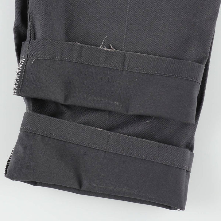Dickies Loose Fit Double Knee Work Pants Men's W36 polyester Charcoal Vintage Second Hand