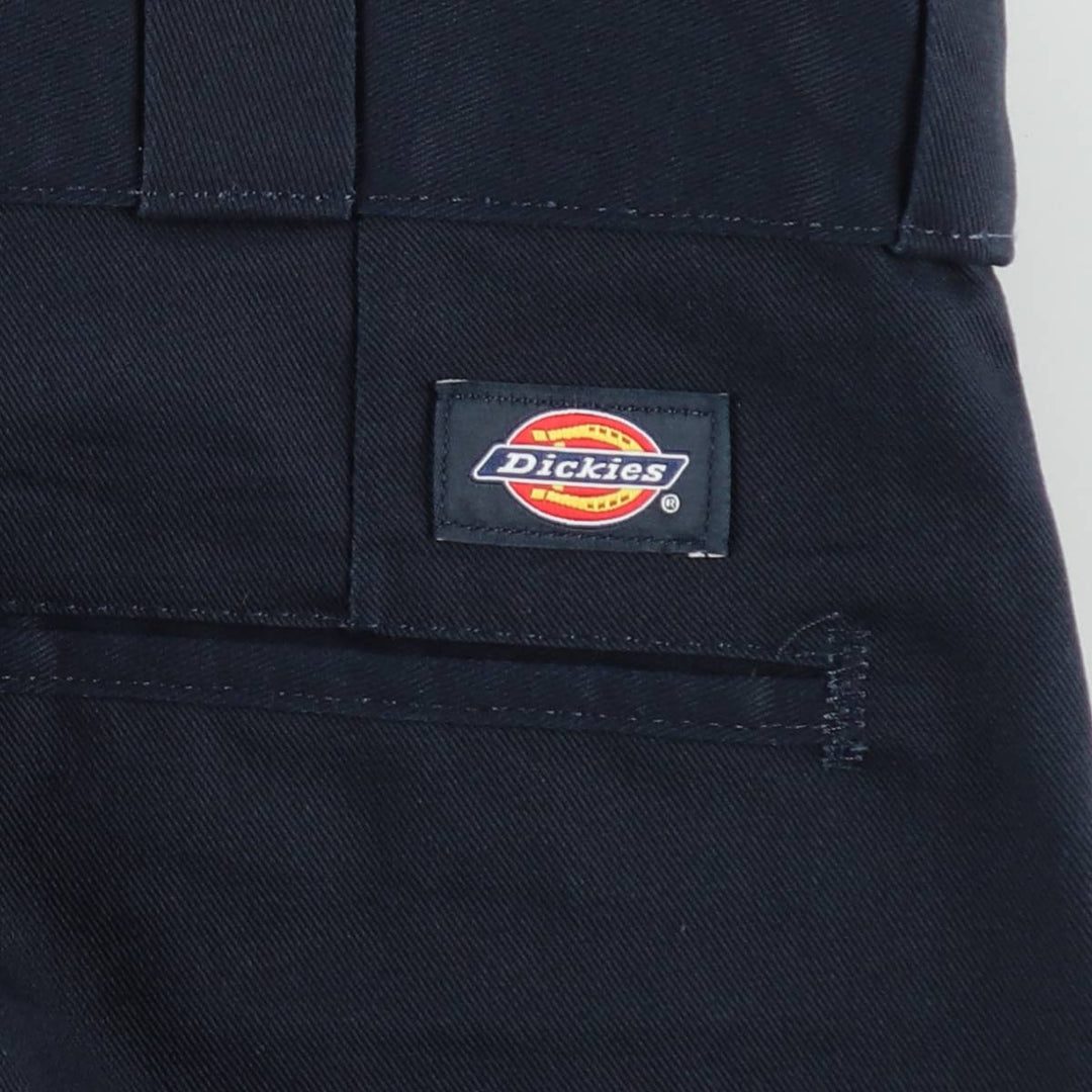 Dickies 874 ORIGINAL FIT Work Pants for Men, W34 equivalent polyester navy blue type Vintage Second Hand