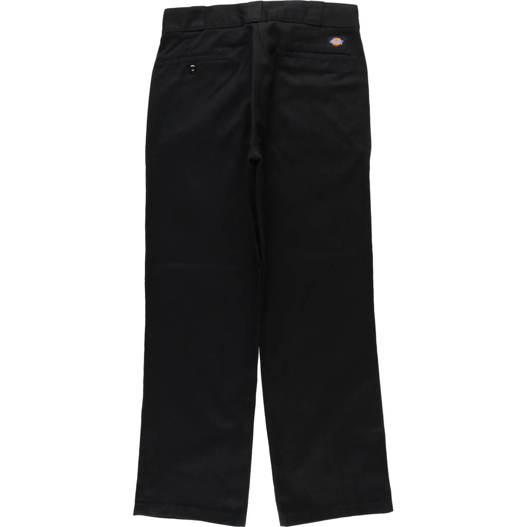 Dickies Work Pants Men's W32 equivalent polyester black type Vintage Second Hand