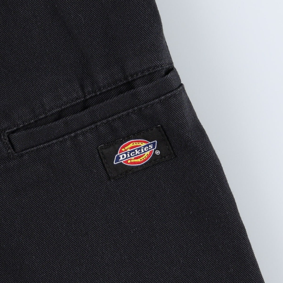 Dickies Loose Fit Double Knee Work Pants Men's W33 polyester black type Vintage Second Hand