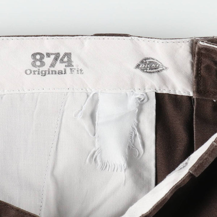 Dickies 874 ORIGINAL FIT Work Pants for Men, W30 equivalent unclear brown type Vintage Second Hand