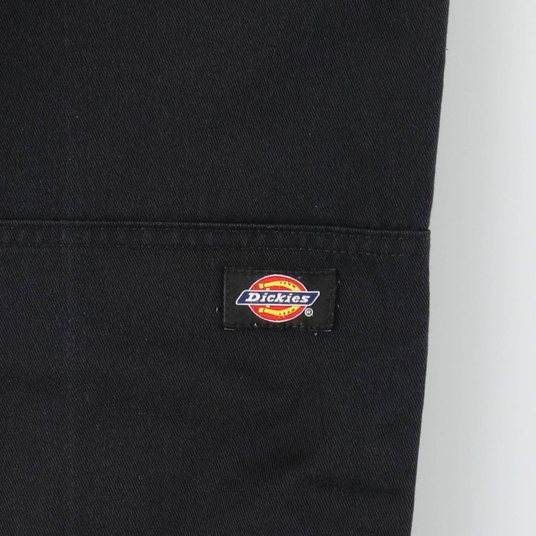 Dickies Loose Fit Double Knee Work Pants Men's W33 polyester black type Vintage Second Hand