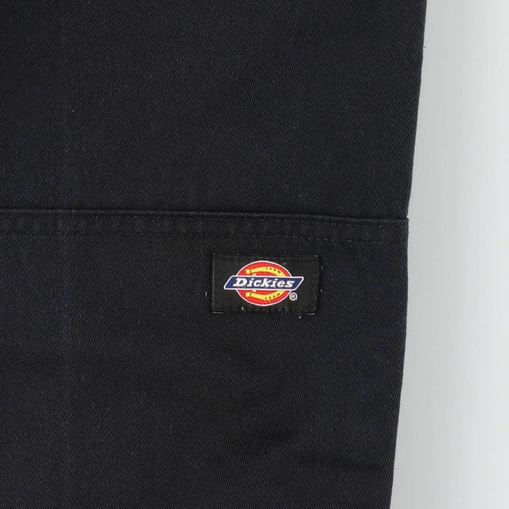 Dickies Loose Fit Double Knee Work Pants Men's W33 polyester black type Vintage Second Hand
