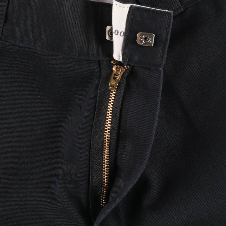 Dickies Loose Fit Double Knee Work Pants Men's W33 polyester black type Vintage Second Hand