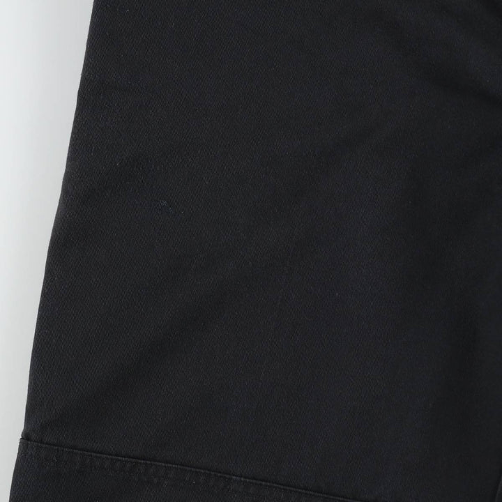 Dickies Loose Fit Double Knee Work Pants Men's W33 polyester black type Vintage Second Hand