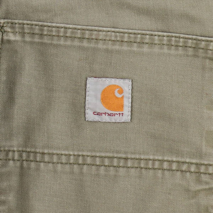 Carhartt Relaxed Fit Painter Pants, Men's, W34 equivalent cotton Khaki type Vintage Second Hand