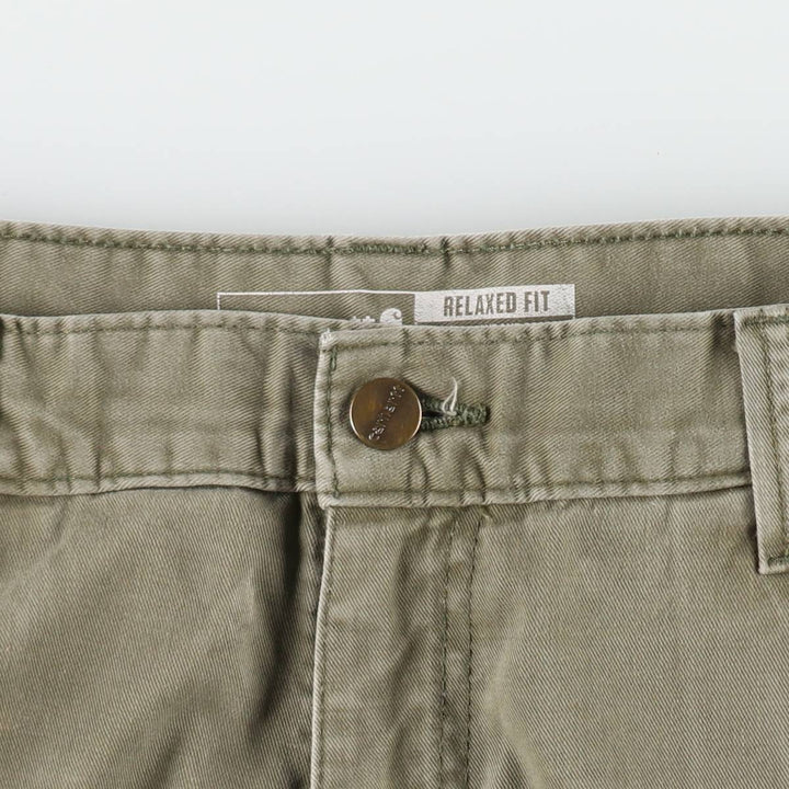 Carhartt Relaxed Fit Painter Pants, Men's, W34 equivalent cotton Khaki type Vintage Second Hand