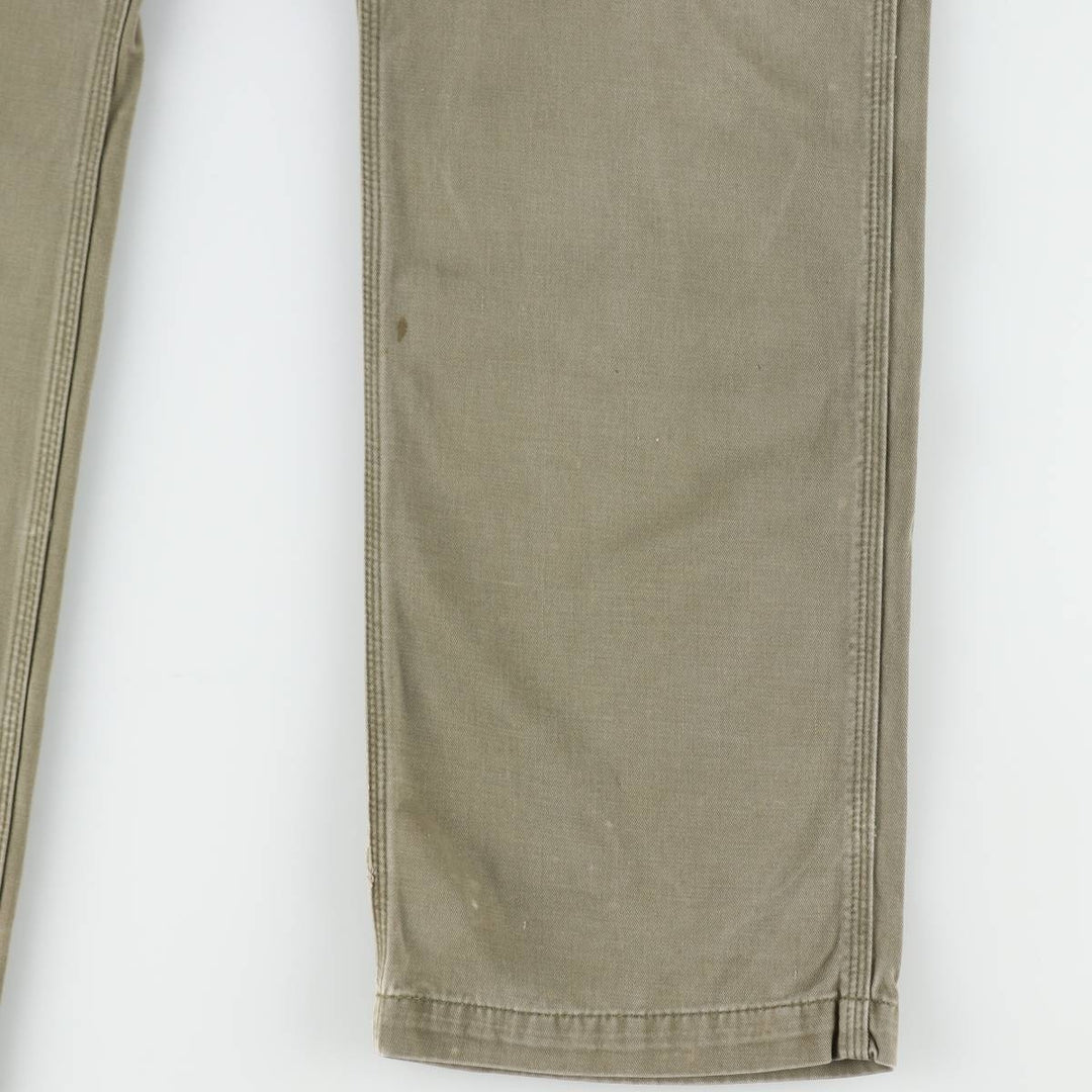 Carhartt Relaxed Fit Painter Pants, Men's, W34 equivalent cotton Khaki type Vintage Second Hand