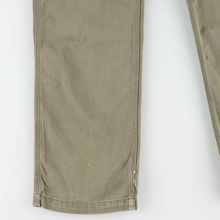 Carhartt Relaxed Fit Painter Pants, Men's, W34 equivalent cotton Khaki type Vintage Second Hand