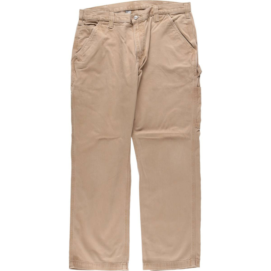 Carhartt Relaxed Fit Painter Pants, Men's, W35 equivalent cotton Beige type Vintage Second Hand