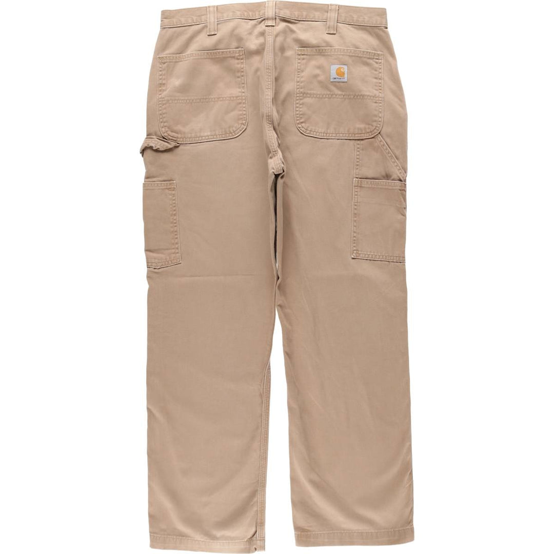 Carhartt Relaxed Fit Painter Pants, Men's, W35 equivalent cotton Beige type Vintage Second Hand