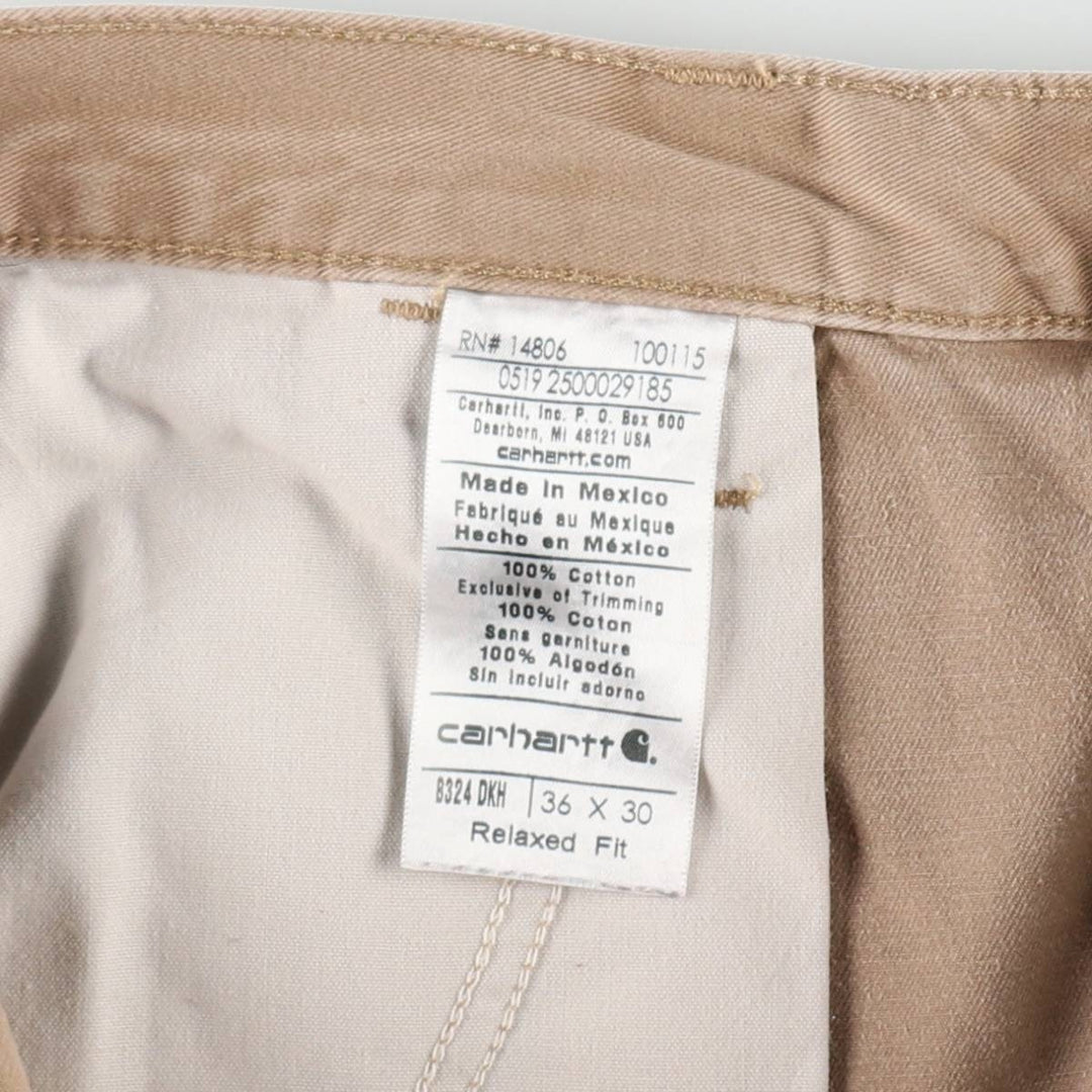 Carhartt Relaxed Fit Painter Pants, Men's, W35 equivalent cotton Beige type Vintage Second Hand