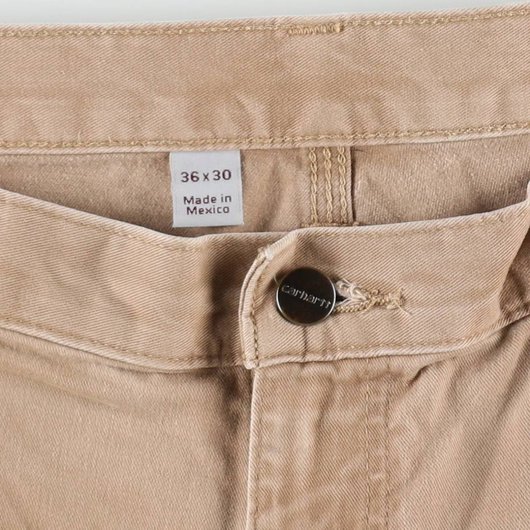 Carhartt Relaxed Fit Painter Pants, Men's, W35 equivalent cotton Beige type Vintage Second Hand