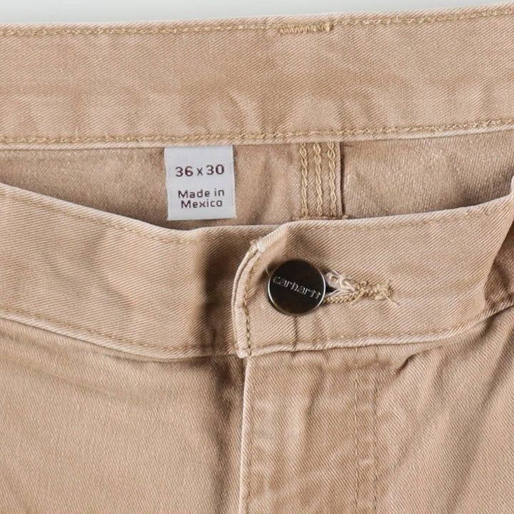 Carhartt Relaxed Fit Painter Pants, Men's, W35 equivalent cotton Beige type Vintage Second Hand