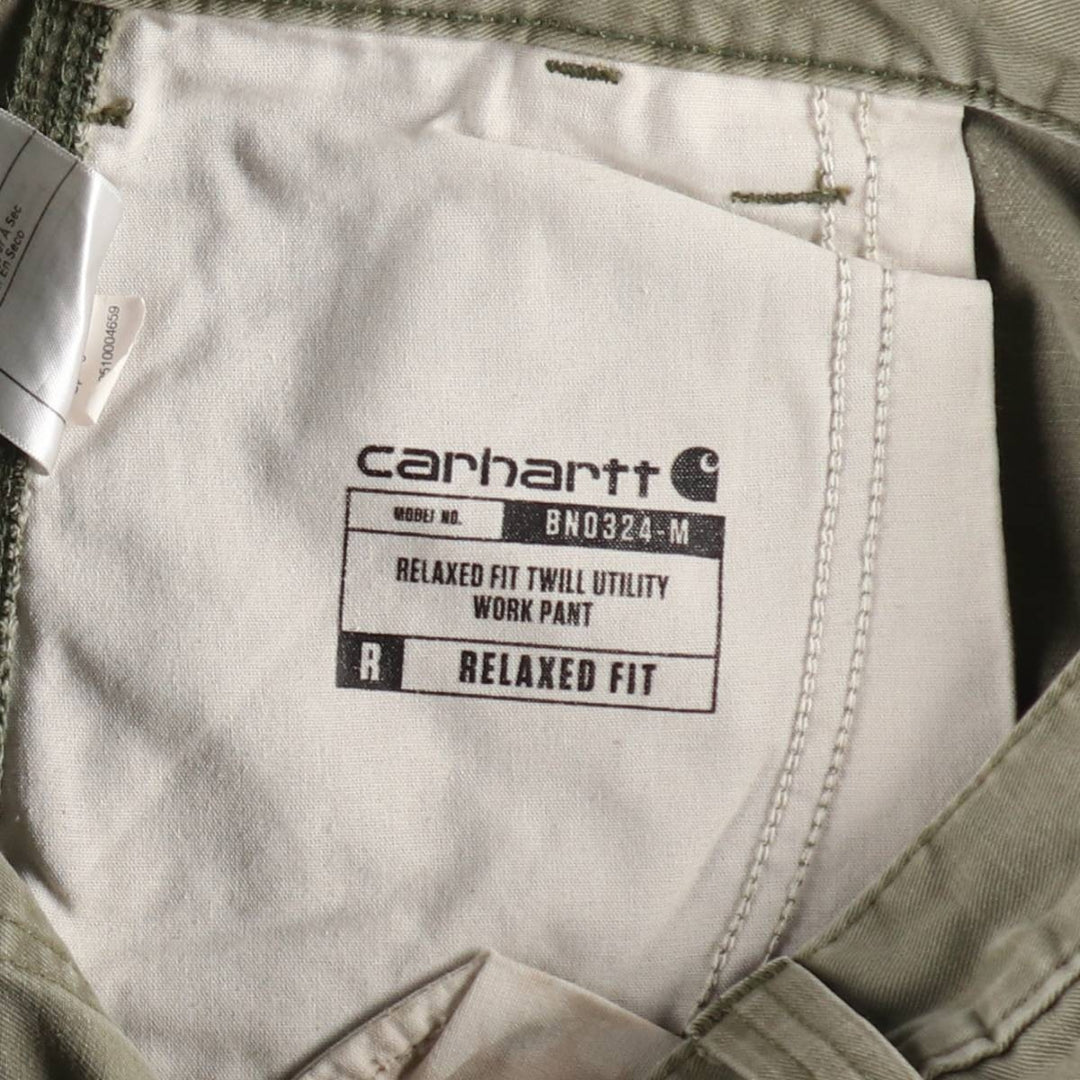 Carhartt Relaxed Fit Painter Pants, Men's, Size W33 (approx.) cotton Khaki type Vintage Second Hand