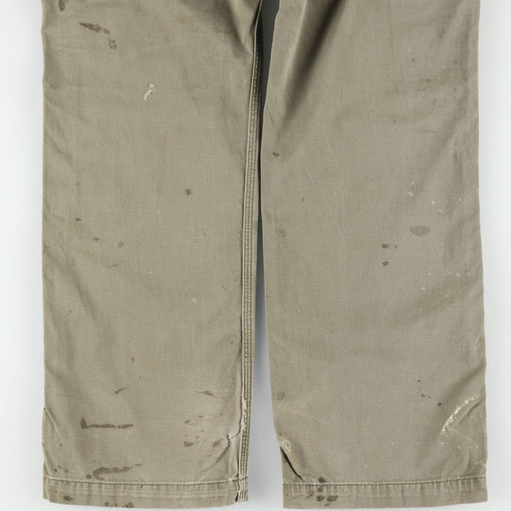 Carhartt Relaxed Fit Painter Pants, Men's, Size W33 (approx.) cotton Khaki type Vintage Second Hand
