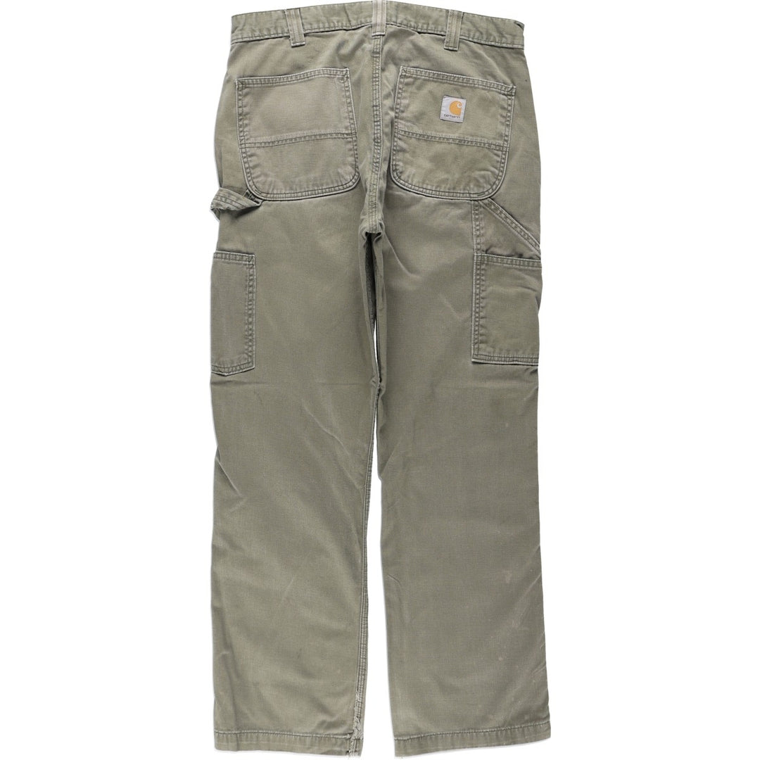 Carhartt Relaxed Fit Painter Pants, Men's, Size W33 (approx.) cotton Khaki type Vintage Second Hand