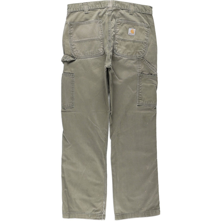 Carhartt Relaxed Fit Painter Pants, Men's, Size W33 (approx.) cotton Khaki type Vintage Second Hand