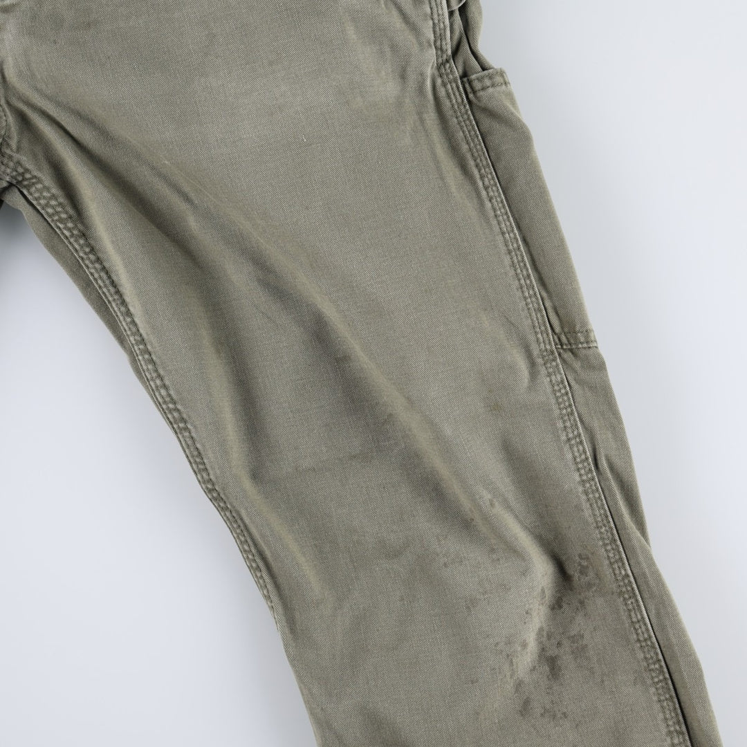 Carhartt Relaxed Fit Painter Pants, Men's, Size W33 (approx.) cotton Khaki type Vintage Second Hand