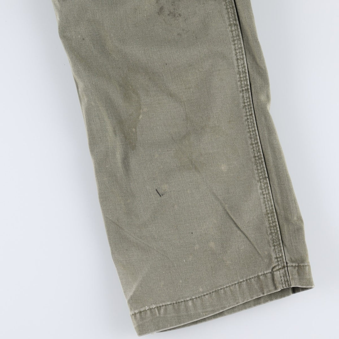 Carhartt Relaxed Fit Painter Pants, Men's, Size W33 (approx.) cotton Khaki type Vintage Second Hand