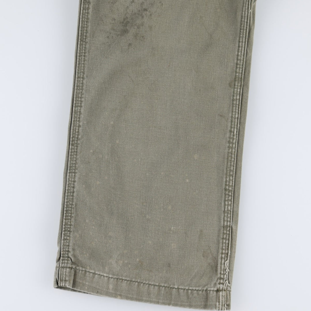 Carhartt Relaxed Fit Painter Pants, Men's, Size W33 (approx.) cotton Khaki type Vintage Second Hand