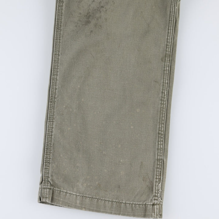 Carhartt Relaxed Fit Painter Pants, Men's, Size W33 (approx.) cotton Khaki type Vintage Second Hand
