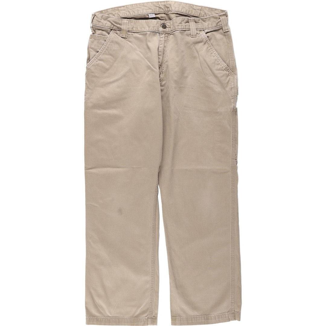 Carhartt painter pants, men's size W37 (approx.) cotton brown type Vintage Second Hand