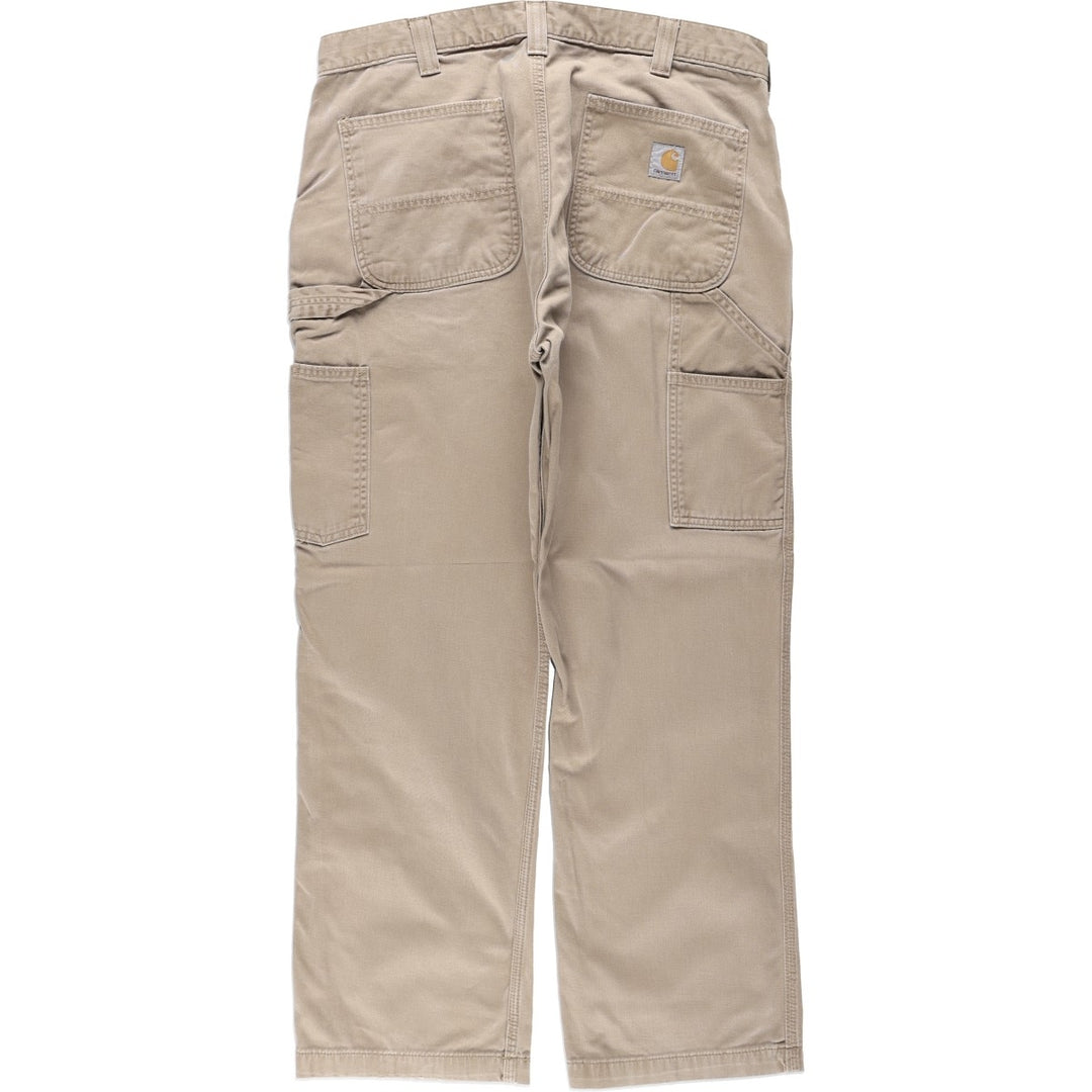 Carhartt painter pants, men's size W37 (approx.) cotton brown type Vintage Second Hand