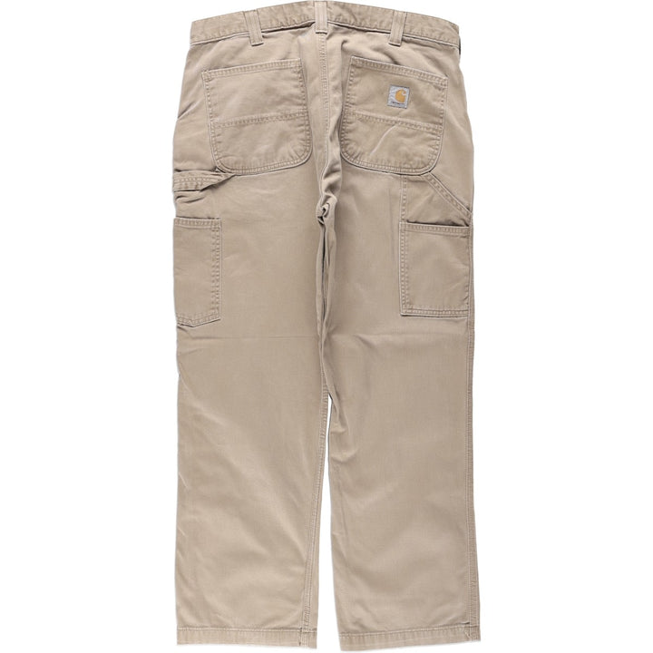 Carhartt painter pants, men's size W37 (approx.) cotton brown type Vintage Second Hand