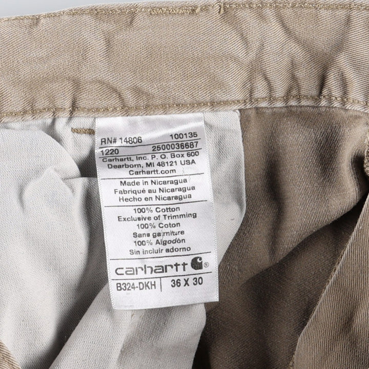 Carhartt painter pants, men's size W37 (approx.) cotton brown type Vintage Second Hand