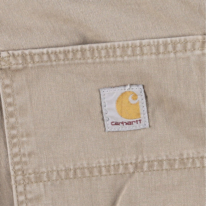 Carhartt painter pants, men's size W37 (approx.) cotton brown type Vintage Second Hand