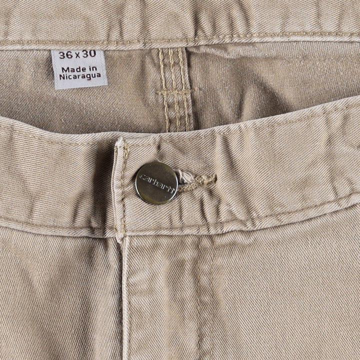 Carhartt painter pants, men's size W37 (approx.) cotton brown type Vintage Second Hand