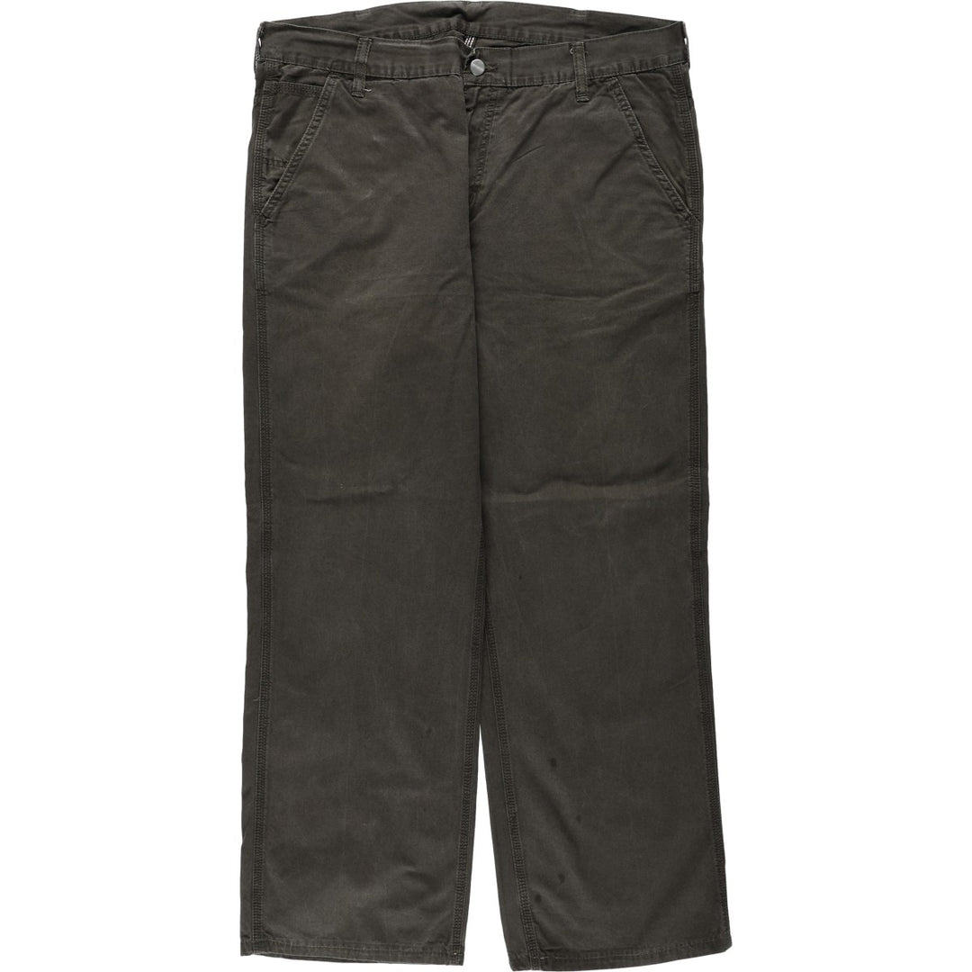 Carhartt MONTY PANT work pants, men's size W37 (approx.) cotton black type Vintage Second Hand