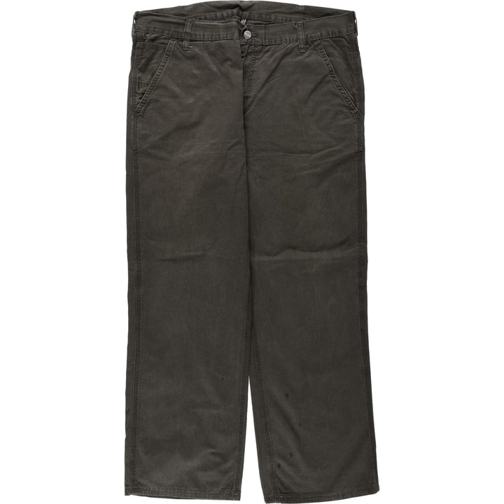 Carhartt MONTY PANT work pants, men's size W37 (approx.) cotton black type Vintage Second Hand