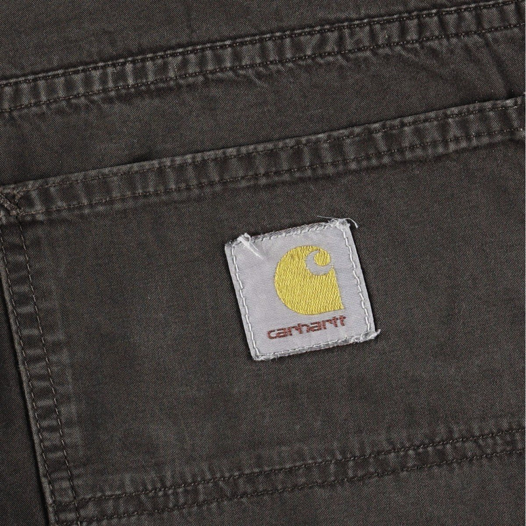 Carhartt MONTY PANT work pants, men's size W37 (approx.) cotton black type Vintage Second Hand