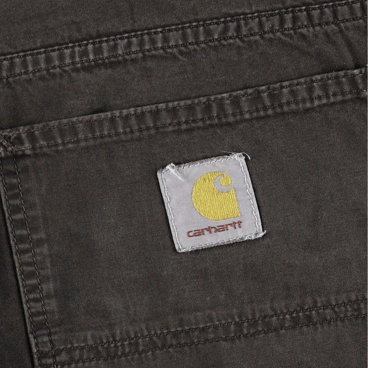 Carhartt MONTY PANT work pants, men's size W37 (approx.) cotton black type Vintage Second Hand