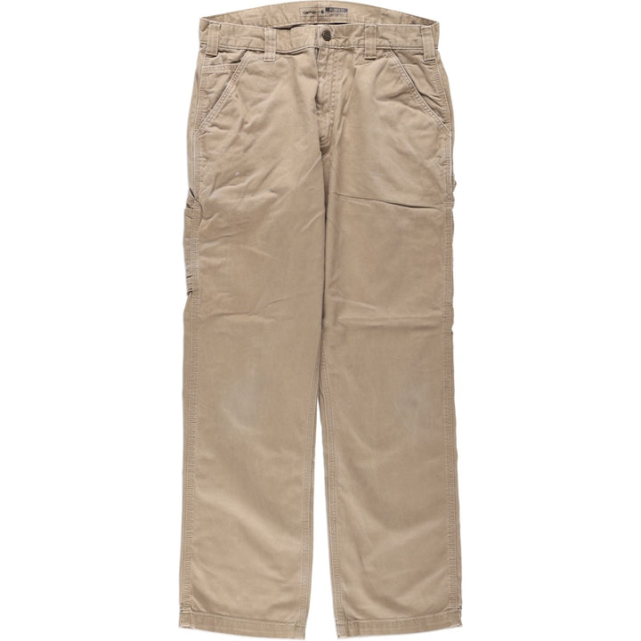 Carhartt Relaxed Fit Painter Pants, Men's, W34 equivalent cotton Beige type Vintage Second Hand