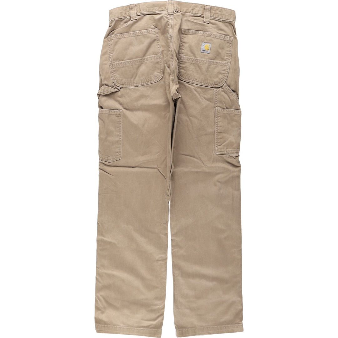 Carhartt Relaxed Fit Painter Pants, Men's, W34 equivalent cotton Beige type Vintage Second Hand
